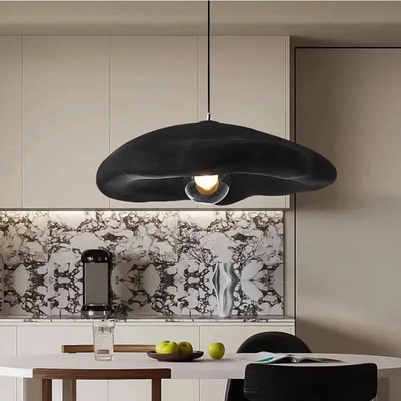 Emmi – Handmade Japandi Wabi-Sabi LED Pendant Light for Minimalist Natural Interiors Monalume.com