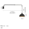 Filip – Modern Adjustable Long Arm LED Wall Lamp for Flexible Lighting Monalume