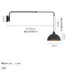 Filip – Modern Adjustable Long Arm LED Wall Lamp for Flexible Lighting Monalume