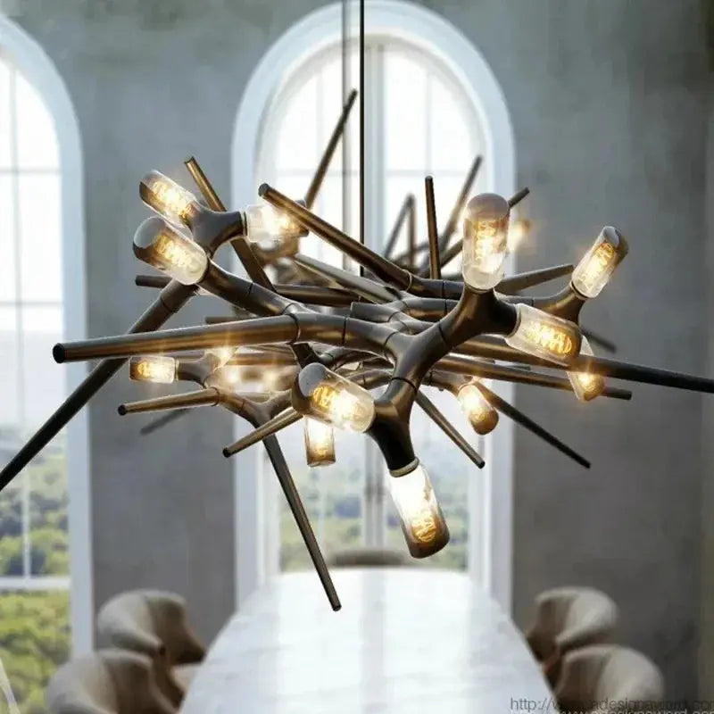 Thorsten – Modern Antler-Style Dimmable LED Pendant Monalume.com