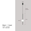Vornel – Unique Minimalist Frosted Glass Bedside/ corner LED Pendant Lamp Lampasa.com