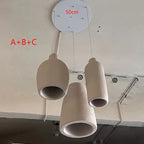 Aiko – Handmade Japanese Wabi-Sabi Oblong LED Pendant Light for Serene, Minimalist Interiors Monalume