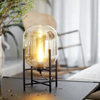 Hermann – Nordic Large Glass LED Table and Floor Lamp for Cozy Spaces Monalume