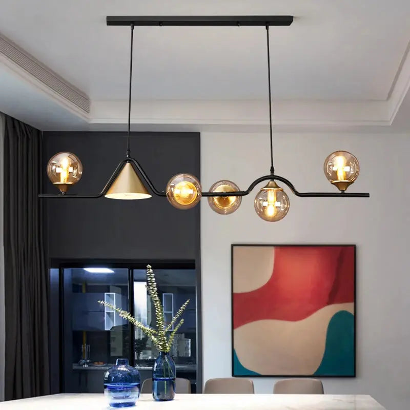 Larson – Dimmable Retro LED Pendant Light for Dining Tables and Bars Monalume.com