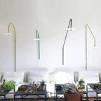 Zelda – Nordic Long-Pole Rotary Swing Arm LED Wall Lamp for Flexible Lighting Monalume