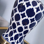 Jakob – Elegant Blue & White Ceramic Table Lamp for Classic Home Decor Monalume