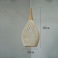 Ronja – High-Quality Handmade Rattan LED Pendant Light for Natural, Cozy Interiors Monalume