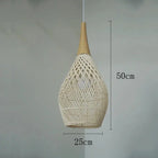 Ronja – High-Quality Handmade Rattan LED Pendant Light for Natural, Cozy Interiors Monalume