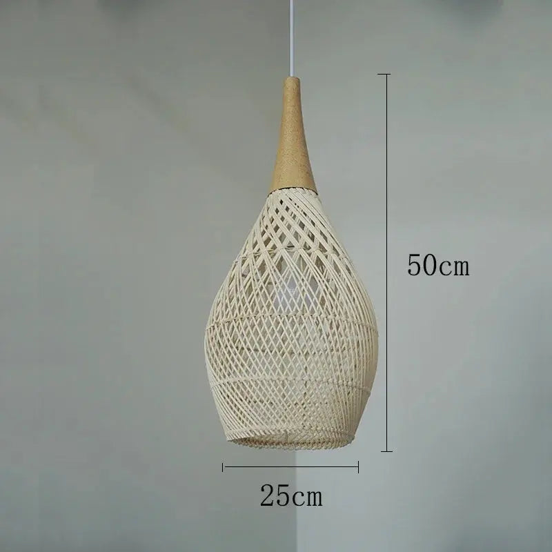 Ronja – High-Quality Handmade Rattan LED Pendant Light for Natural, Cozy Interiors Monalume