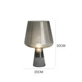 Jens – Modern Italian Blown Glass LED Table Lamp with Sleek Design Monalume