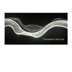 Erik – Dimmable Nordic LED Pendant Light with Creative Long Wave Design for Dining Tables and Bars Monalume.com