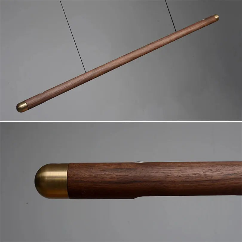 Nanne – Walnut Wooden Dining and Bar LED Pendant Lamp for Warm, Stylish Spaces Monalume