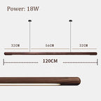 Nanne – Walnut Wooden Dining and Bar LED Pendant Lamp for Warm, Stylish Spaces Monalume