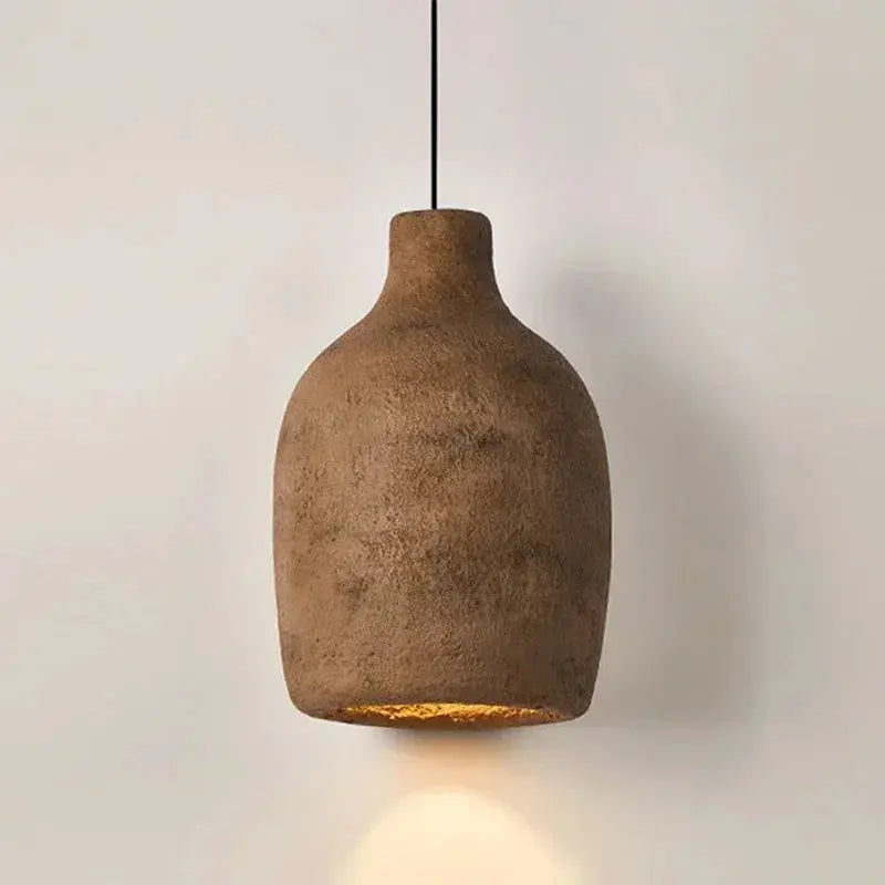 Satoko – Handmade Japanese Wabi-Sabi LED Pendant Light for Calm and Minimalist Interiors Monalume