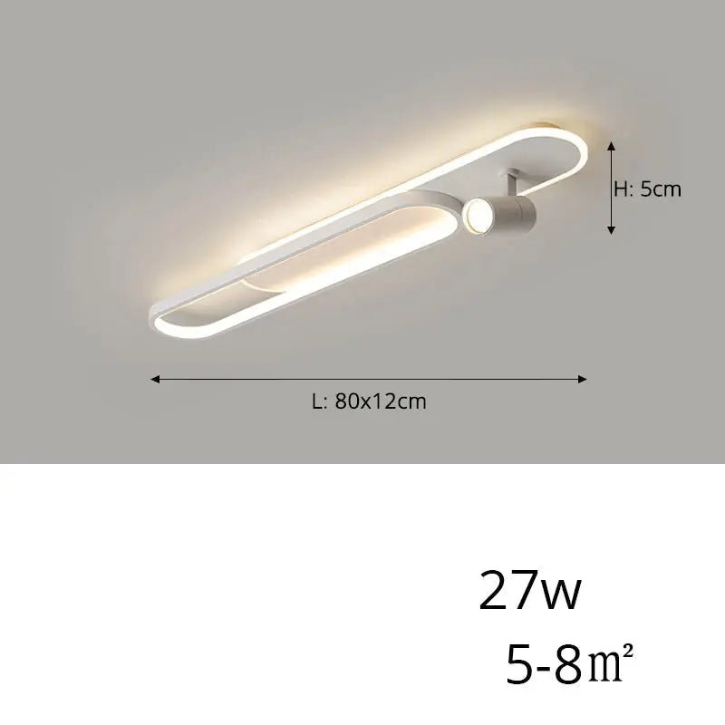 Jensen – Modern LED Ceiling Lamp with Adjustable Spotlights for Focused Lighting Monalume