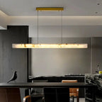 Heimir – Modern Luxury Dimmable LED Pendant Light with Marble Design for Dining Tables and Bars Monalume.com