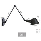 Branson – Modern Rustic LED Wall Light in Black Vintage Finish Lampasa.com