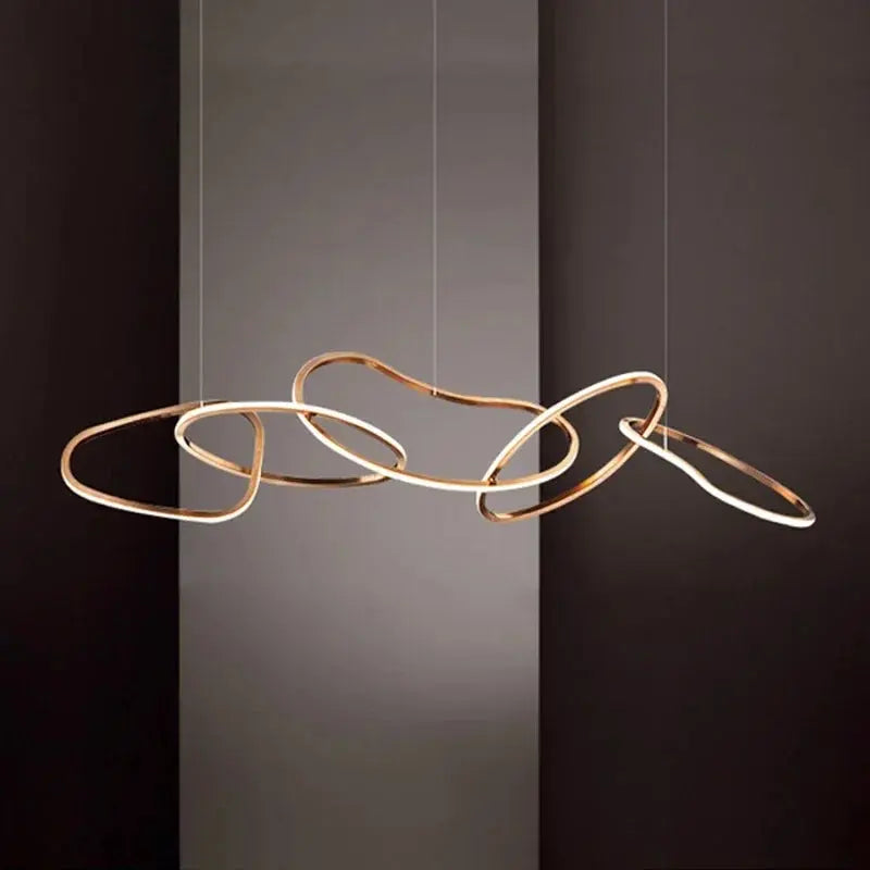 Edda – Creative Circular Dimmable LED Pendant Light for Dining Tables and Bars Monalume.com