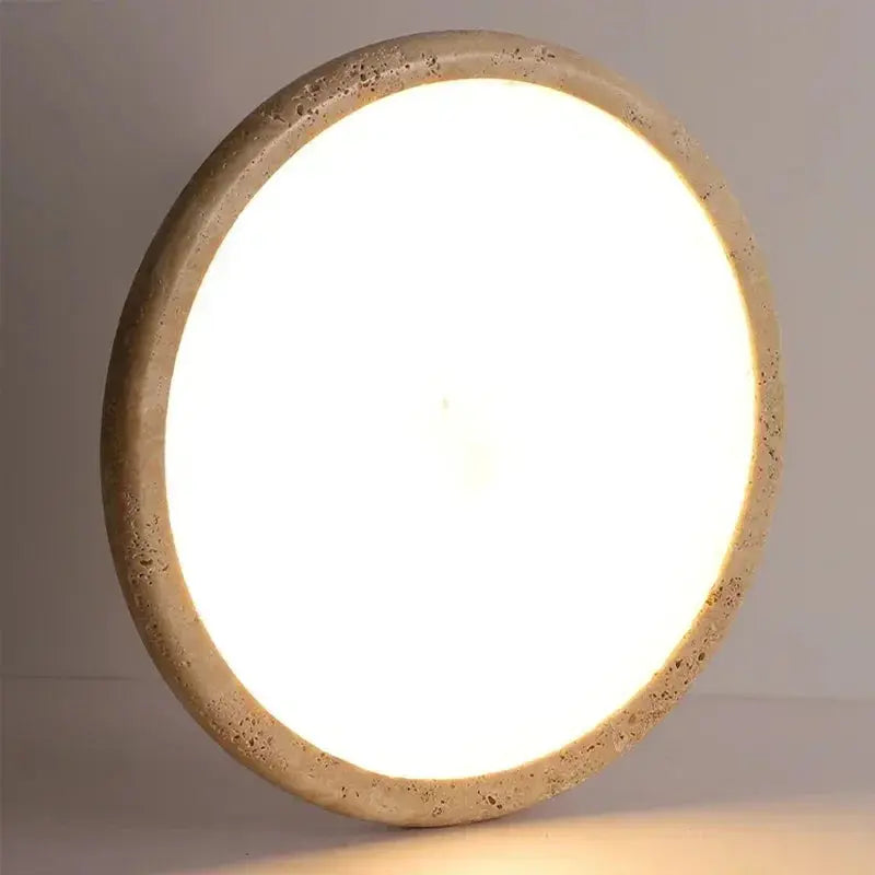Mikael – Premium Natural Stone LED Ceiling Lamp for Elegant, Durable Lighting Monalume