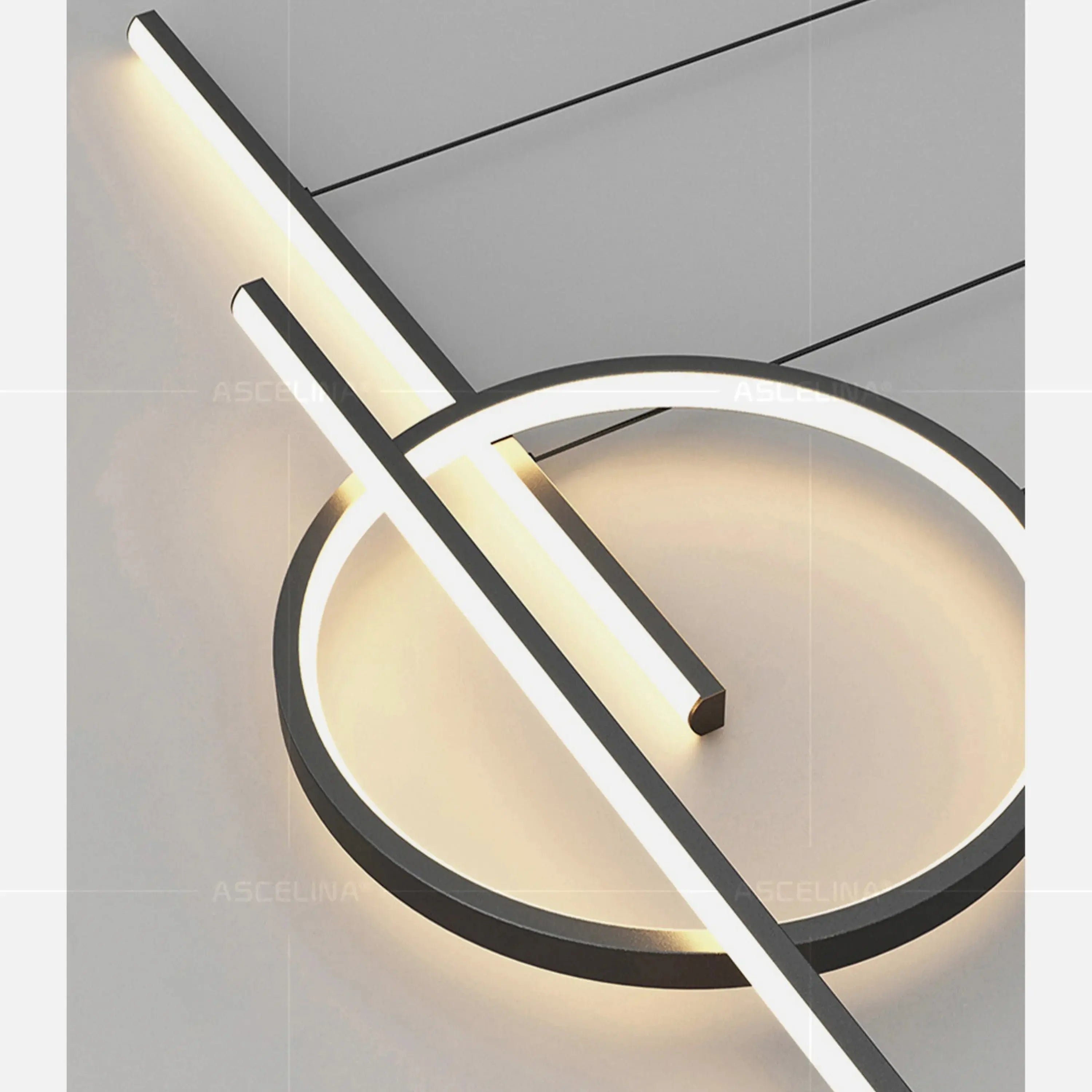 Vegard – Minimalist Double Ring Dining Table Dimmable LED Pendant Lamp Lampasa.com