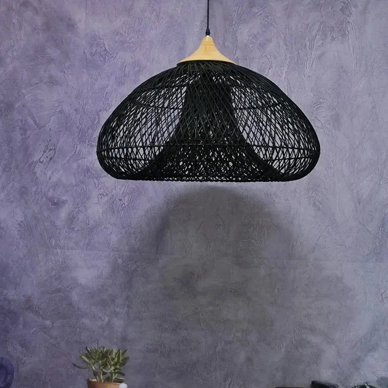 Ronja – High-Quality Handmade Rattan LED Pendant Light for Natural, Cozy Interiors Monalume