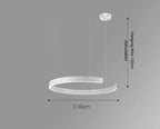 Alberte – Modern Luxury C-Ring Dimmable LED Pendant Lamp Monalume