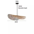 Greta – Handwoven Retro Rattan LED Pendant Light for Cozy Vintage Interiors Monalume