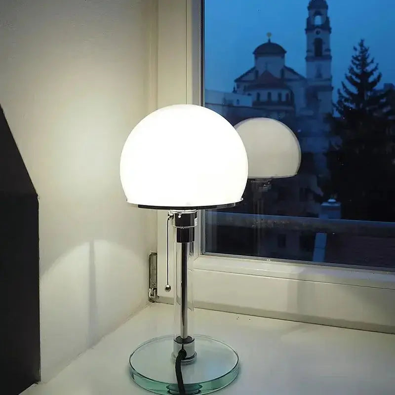 Rakel – Nordic Glass Ball LED Table Lamp for Elegant, Modern Decor Monalume