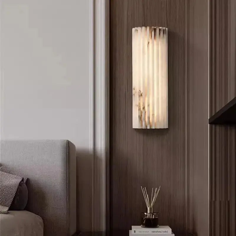 Ted – Creative LED Wall Light with Natural Marble for Elegant Interiors Lampasa.com