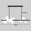 Alvin – Modern LED Pendant Light with Metal and Glass Design for Dining Tables and Bars Monalume.com
