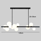 Alvin – Modern LED Pendant Light with Metal and Glass Design for Dining Tables and Bars Monalume.com