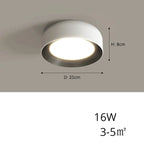 Sami – Elegant Scandinavian Circular LED Ceiling Lamp for Modern Interiors Monalume