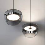 Haakon – Modern Smoked Glass LED Pendant Light for Dining Tables and Bars Monalume.com