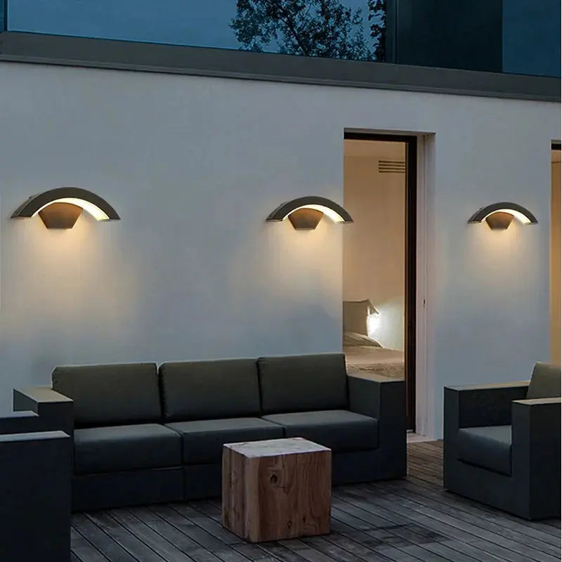 Annalise – Modern Waterproof IP65 Outdoor Motion Sensor LED Wall Lamp for Secure Lighting Monalume