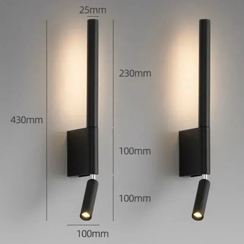 Hedda – Modern Bedside LED Spot Wall Lamp for Focused, Stylish Lighting Monalume
