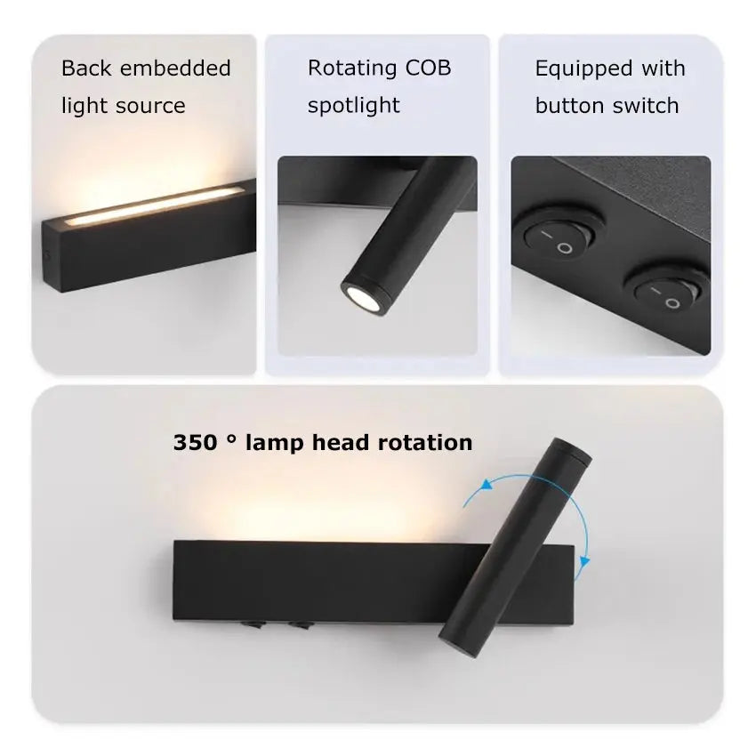 Ella Lucas – Modern LED Bedside Nightstand Lamp for Cozy Bedroom Lighting Monalume