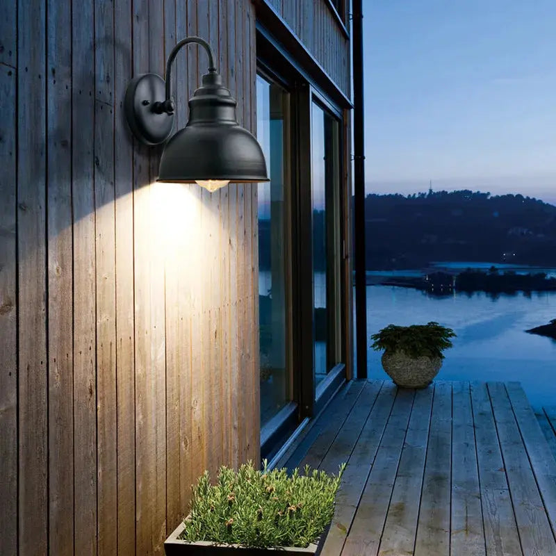 Elinor – Industrial Retro Outdoor IP65 Wall Lamp for Durable Vintage Lighting Monalume