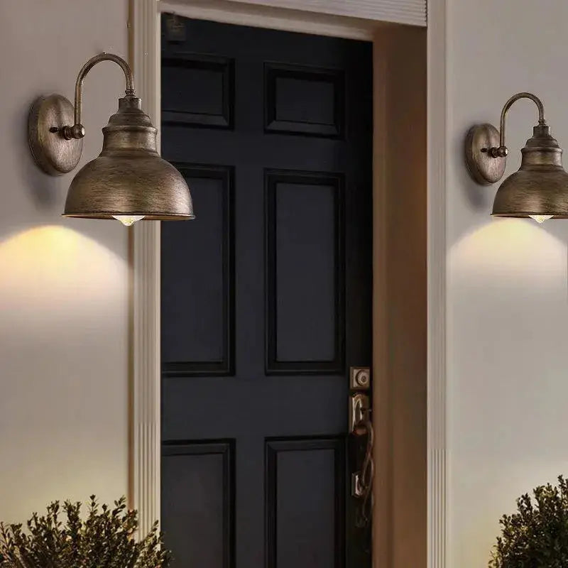 Elinor – Industrial Retro Outdoor IP65 Wall Lamp for Durable Vintage Lighting Monalume