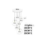 Elna – Modern Lava-Inspired Nordic LED PVC Ball Pendant Lamp for Bold, Stylish Lighting Monalume