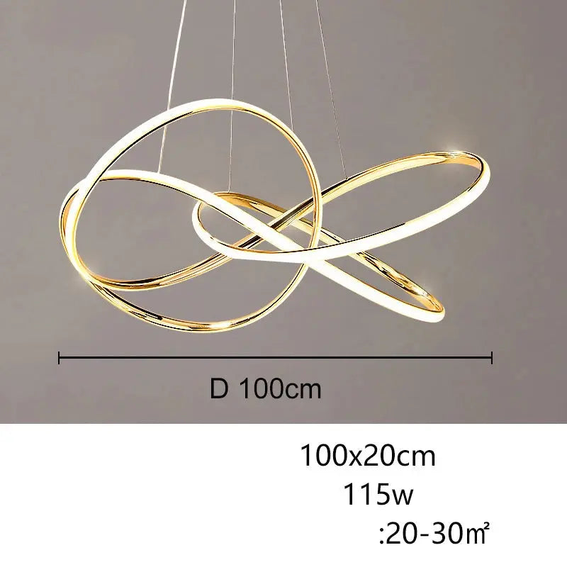 Ashild – Nordic Modern Geometric Line Dimmable LED Pendant Lamp for Sleek Interiors Monalume