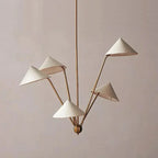 Riko – Japanese Wabi-Sabi Multi-Head LED Pendant Light for Artistic Minimalist Interiors Monalume
