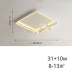 Sigrid – Nordic Minimalist LED Ceiling Lamp with Adjustable Spotlight for Modern Spaces Monalume