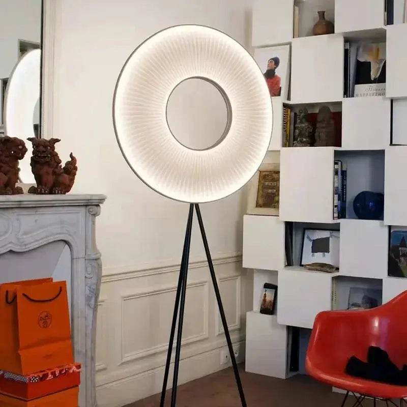 Liora - Scandinavian Pleated Fabric Floor Lamp Lampasa.com