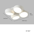 Lykke – Nordic Honeycomb Style LED Ceiling Lamp for Modern, Geometric Lighting Monalume