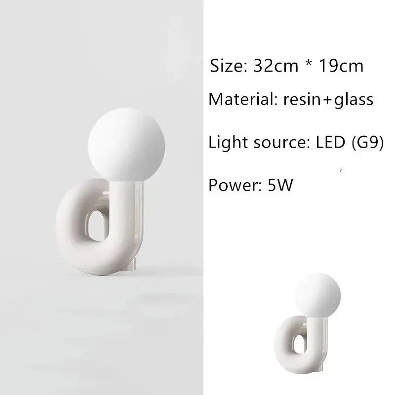 Emil – Nordic Postmodern LED Table Lamp for Stylish Modern Homes Monalume