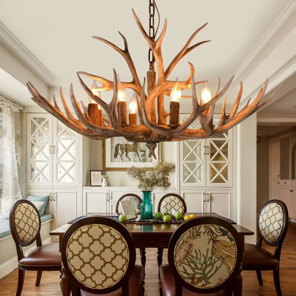 Thorben – handmade Antler Style LED Pendant Lamp Lampasa.com