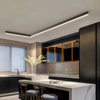 Asta – Modern Minimalist Long Beam LED Ceiling Lamp for Sleek Lighting Monalume