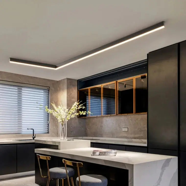 Asta – Modern Minimalist Long Beam LED Ceiling Lamp for Sleek Lighting Monalume