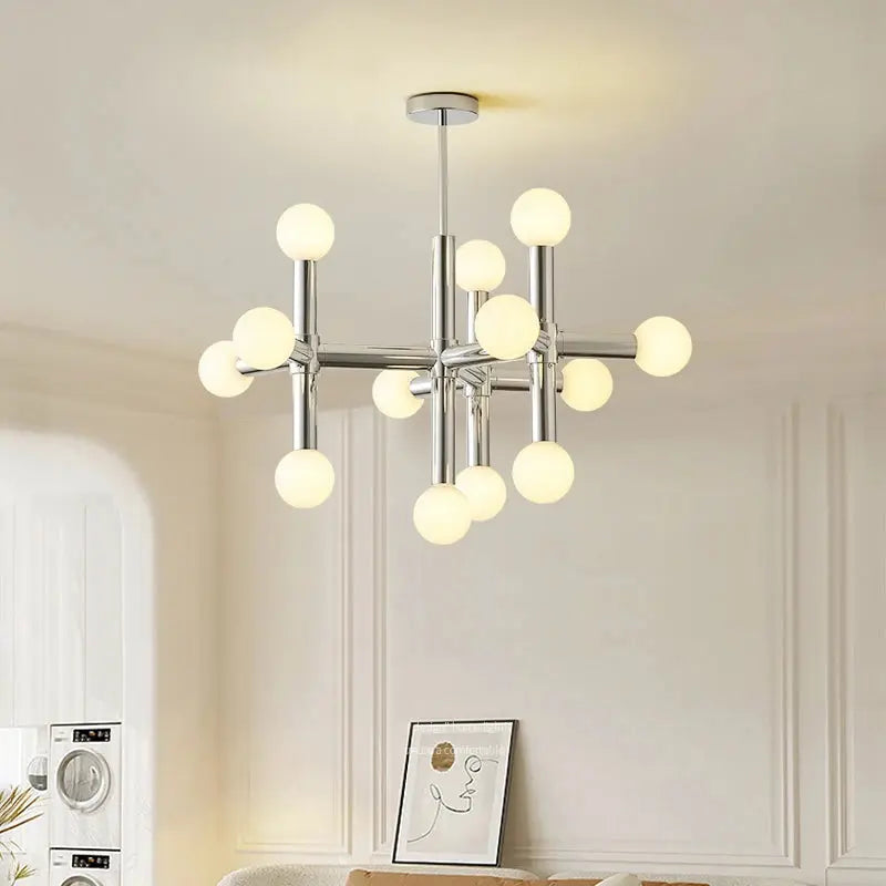Astor – Nordic LED Ceiling Light with Elegant Glass Ball Design Monalume.com