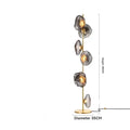 Selma – Luxury Unique Glass Petals LED Floor Lamp Lampasa.com